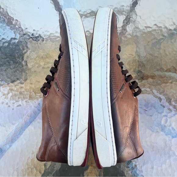 Pegada Townsend Leather Brown Lace Up Casual Walking Sneakers Shoes - Picture 7 of 16